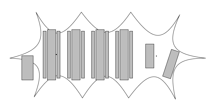 Close-up of the premium party tent fabric and structure